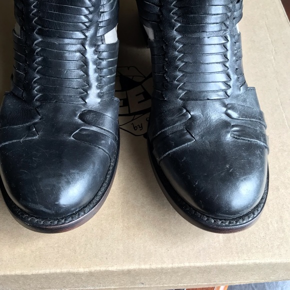 Free birds by Steven Sally Haurache black booties size 10 - Picture 4 of 14